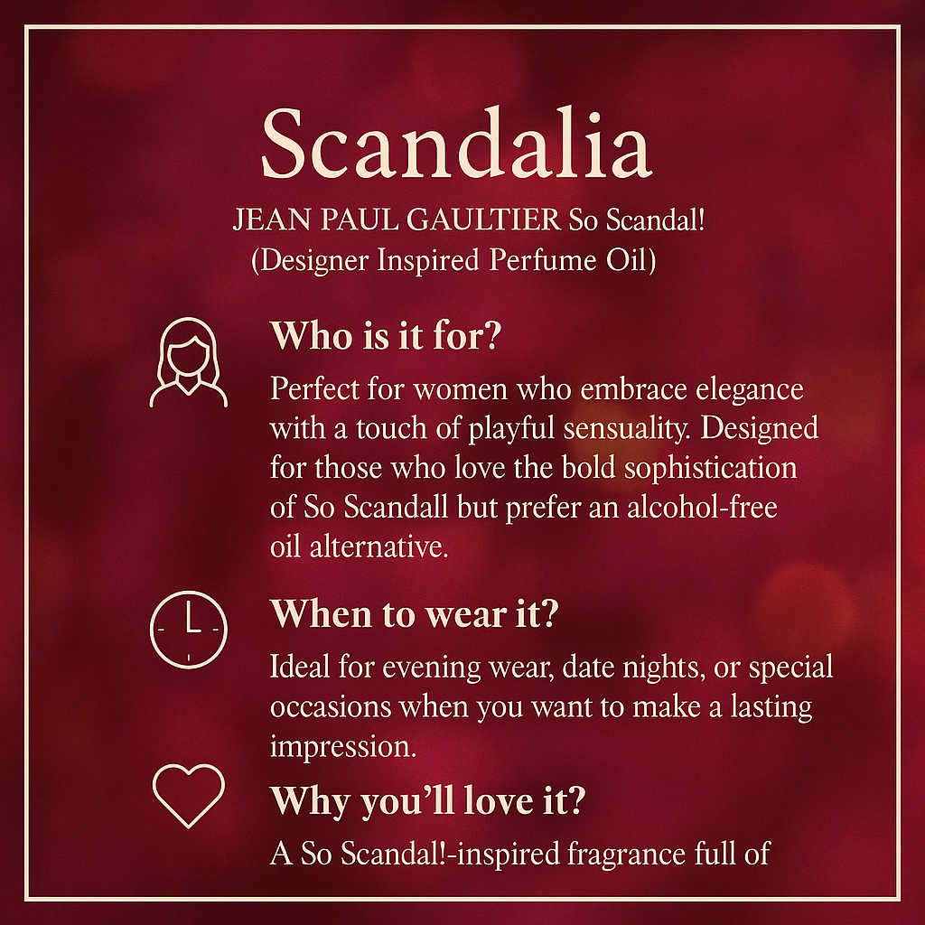 Scandalia (Jean Paul Gaultier So Scandal! Inspired)